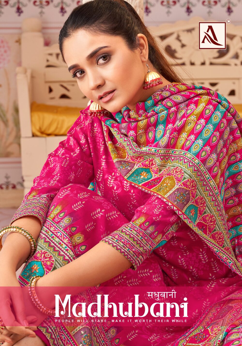 New Designer Suits : MADHUBANI - Image 8