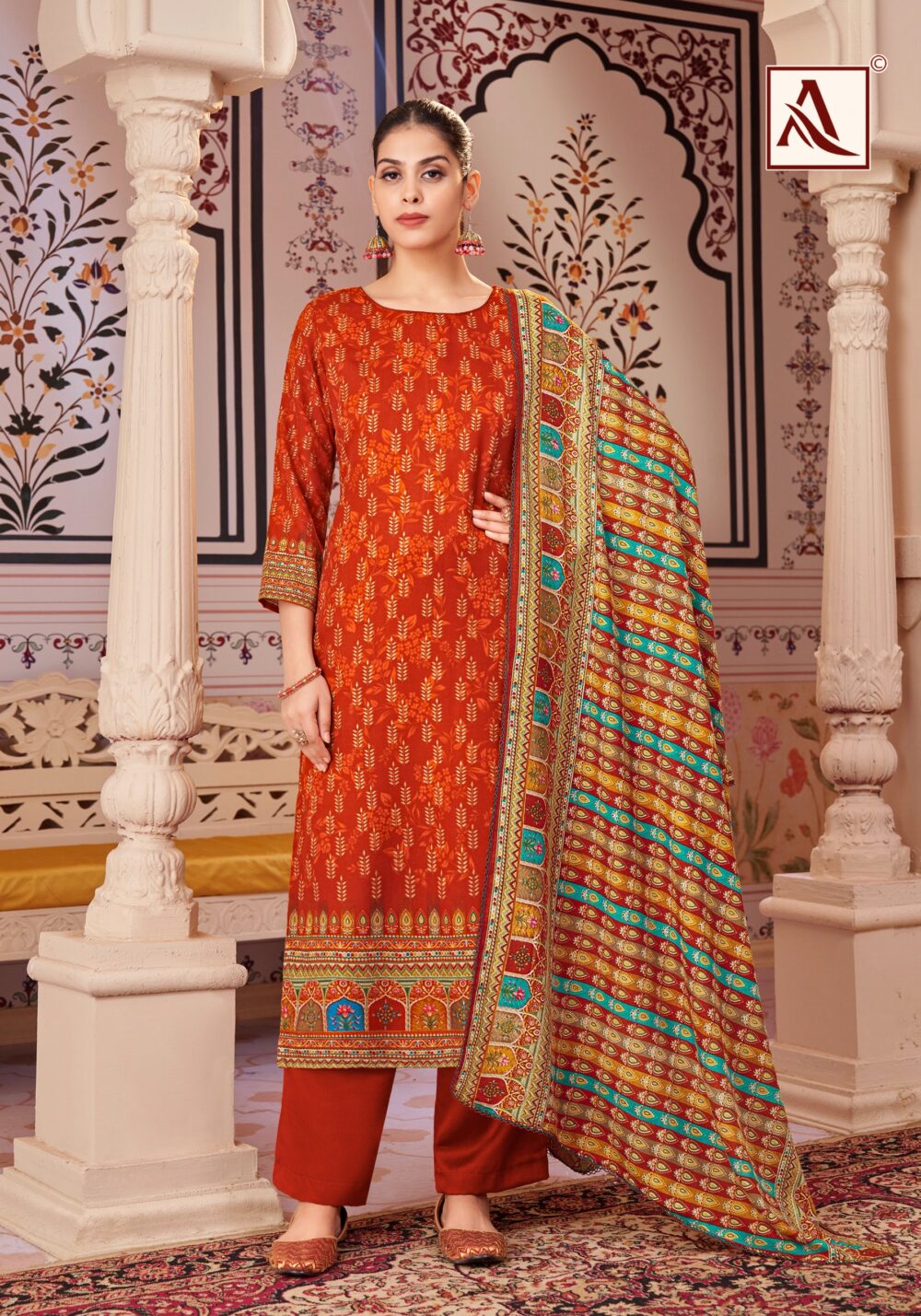 New Designer Suits : MADHUBANI - Image 5