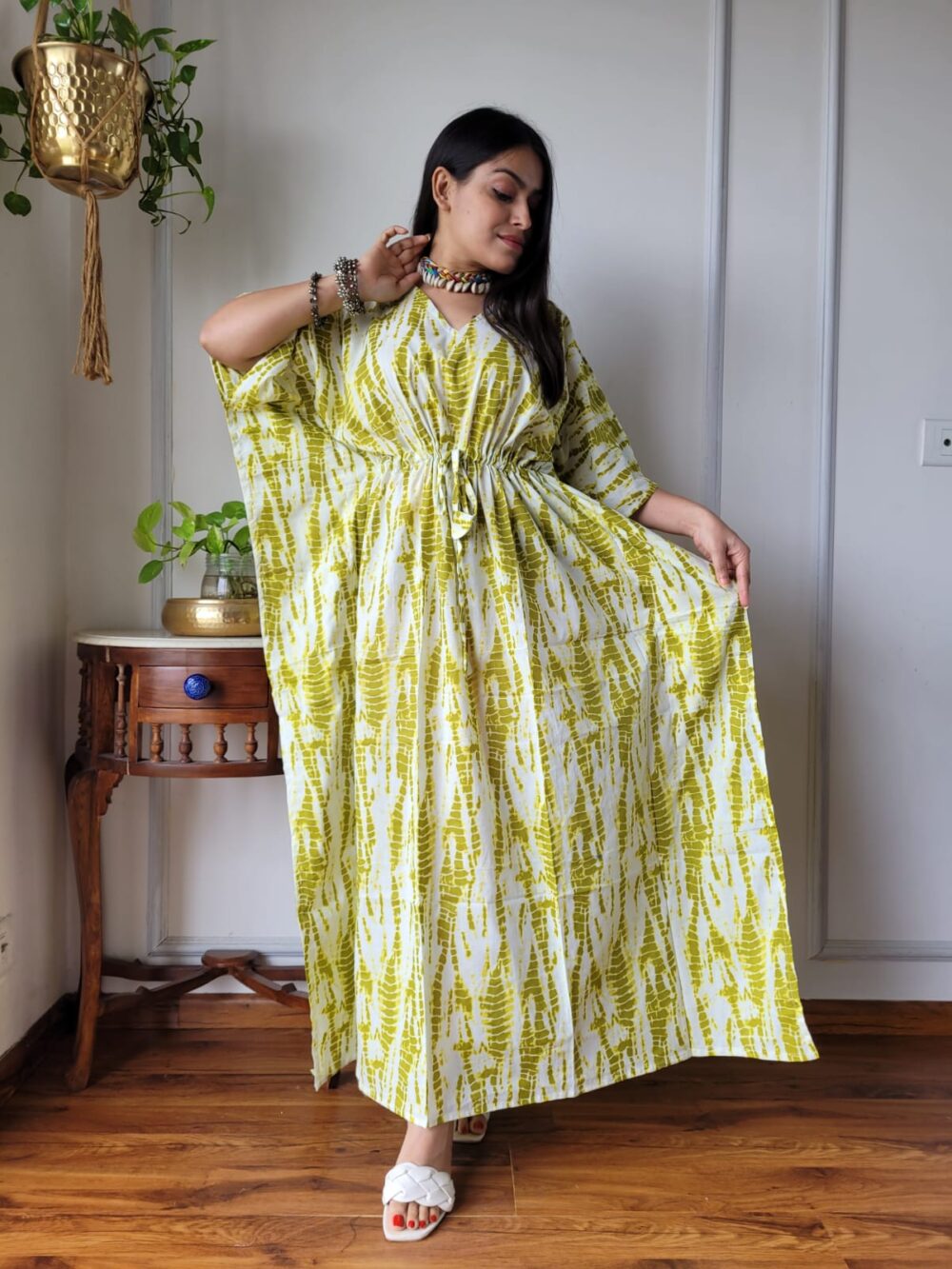 kaftans All Hand Block printed Long KAFTAN - Image 4