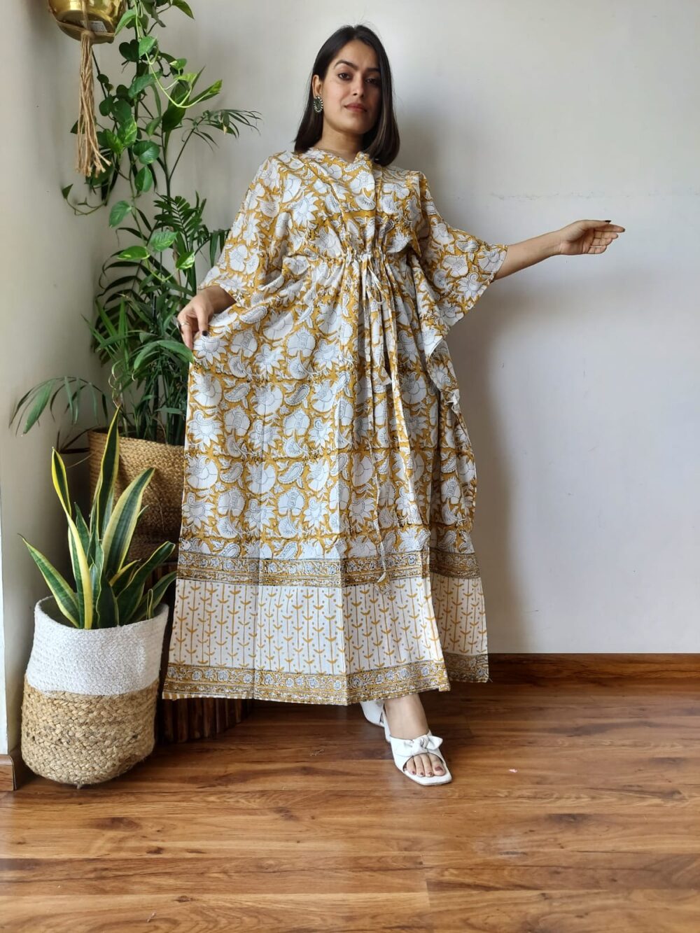 kaftans All Hand Block printed Long KAFTAN - Image 3