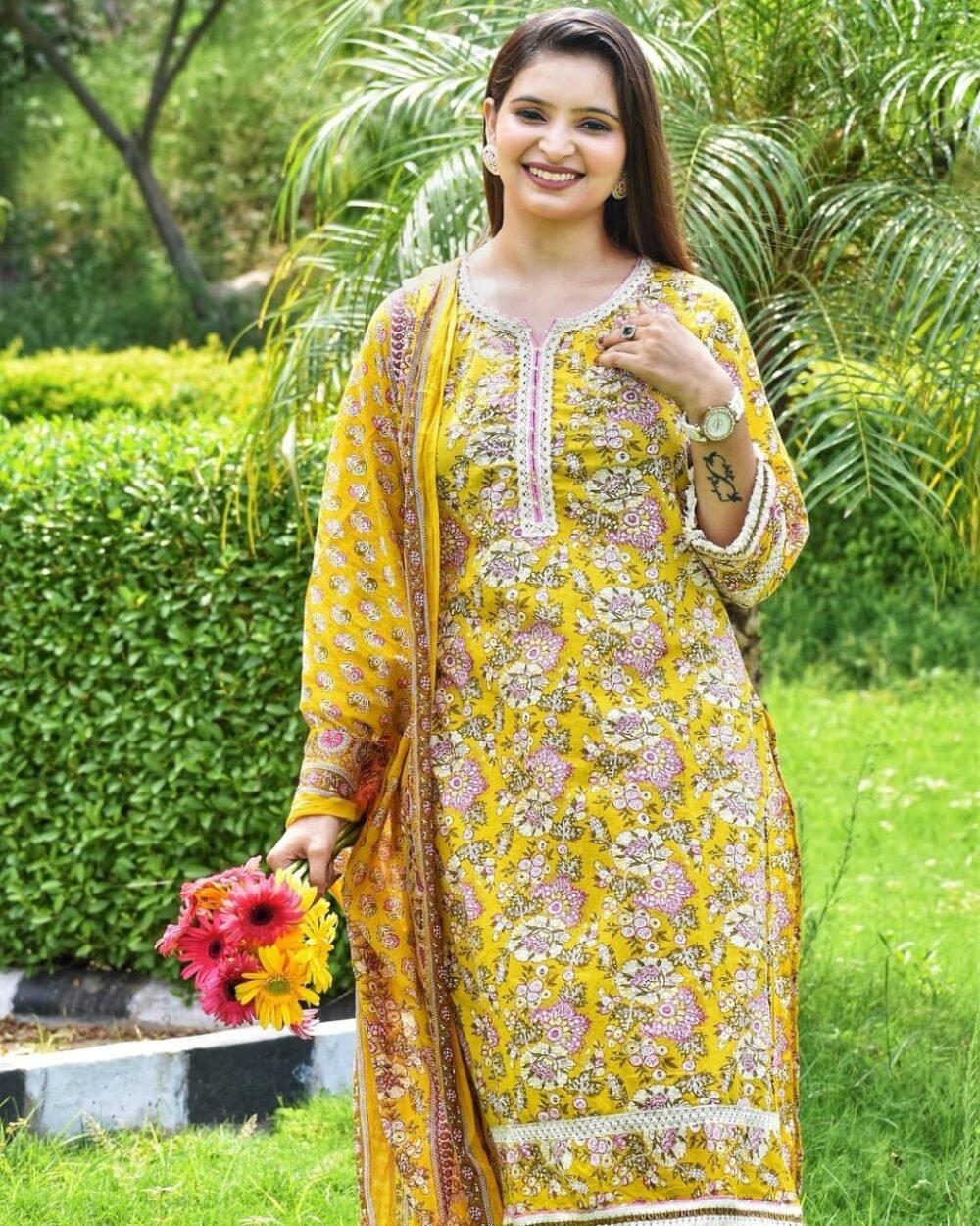 New Flower Print Suit Set - Image 4