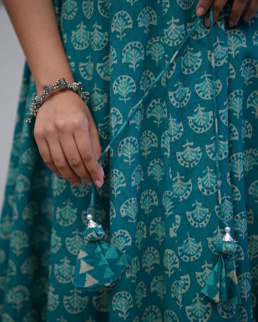 _New Angrakha kurta set with new style in saganeri block  print_ - Image 11