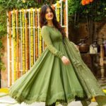 Introducing Our Latest Creation, A Stunning Green Georgette Suit With A Beautifully Embroidered Dupatta. 🌿✨ Elevate Your Style With This Elegant Ensemble. Perfect For Any Occasion! 💃✨