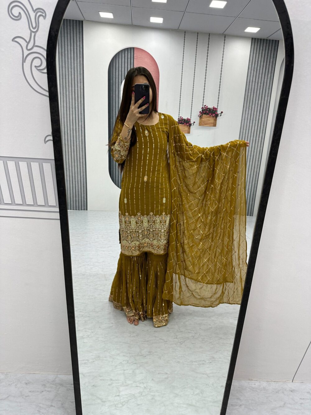 Product*👗💌is Launching Embroidered Suit & Sharara👗💌* - Image 7