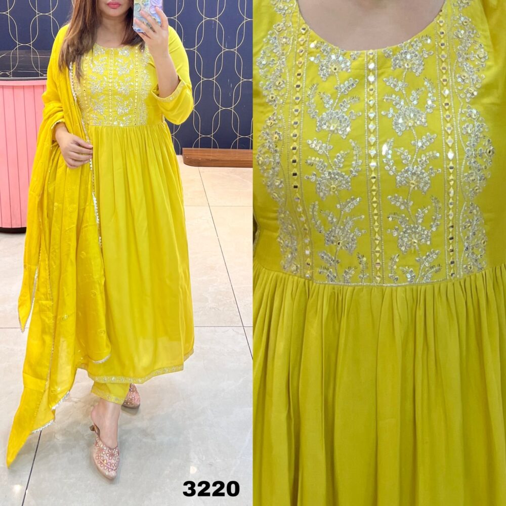 Nyra Cotton Kurti With Pant, & Dupatta* - Image 4