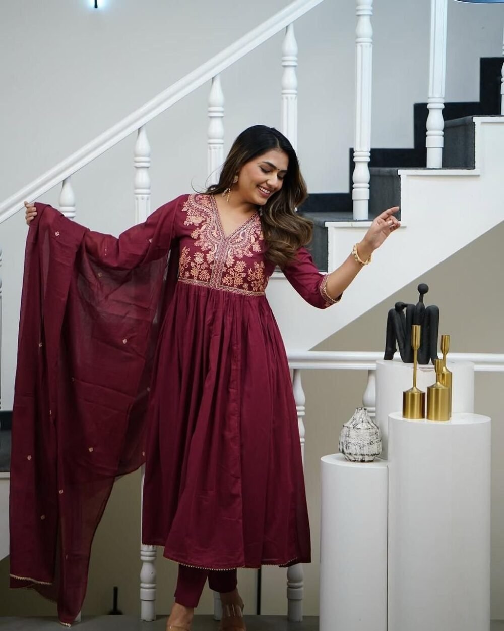 *NEW COLOUR LAUNCHING Voluminous Beutiful Suit Set* - Image 4