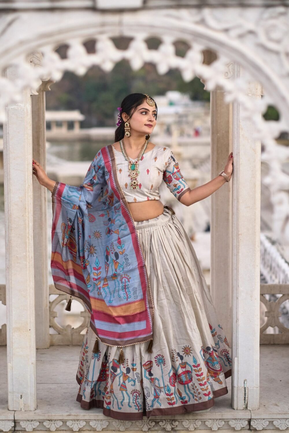 *New Arrivals Designer Kalamkari Lehenga Sets* 👜 - Image 3