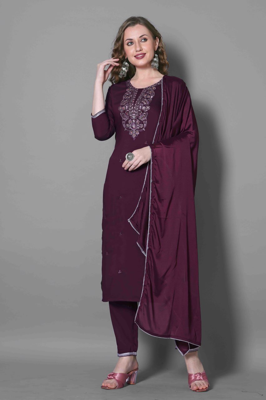 ๐ One More Most Beautiful and Attractive Catalog Add ๐
๐ KURTI WITH PANT & DUPATTA๐ - Image 10