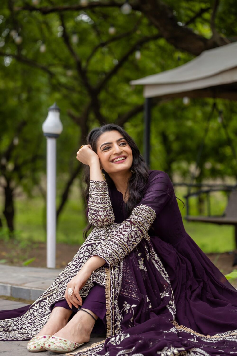 Product👉👗💥 *Launching New Designer Party Wear Look Full Heavy Embroidery Sequence Work Gown With Fully Stiched and Dupatta Ready to Wear Collection*💥👗💃🛍👌💕 - Image 2
