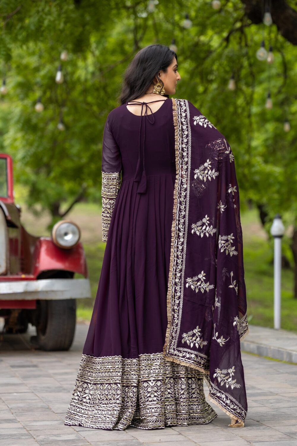 Product👉👗💥 *Launching New Designer Party Wear Look Full Heavy Embroidery Sequence Work Gown With Fully Stiched and Dupatta Ready to Wear Collection*💥👗💃🛍👌💕 - Image 5