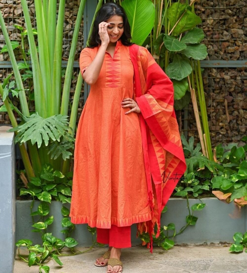 *New launch😍😍*
South Cotton Mangalgiri Anarkali Set - Image 3