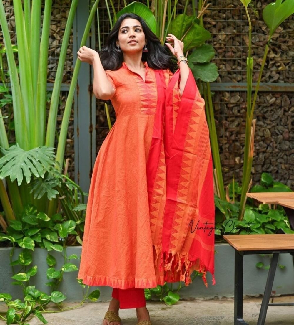 *New launch😍😍*
South Cotton Mangalgiri Anarkali Set - Image 2