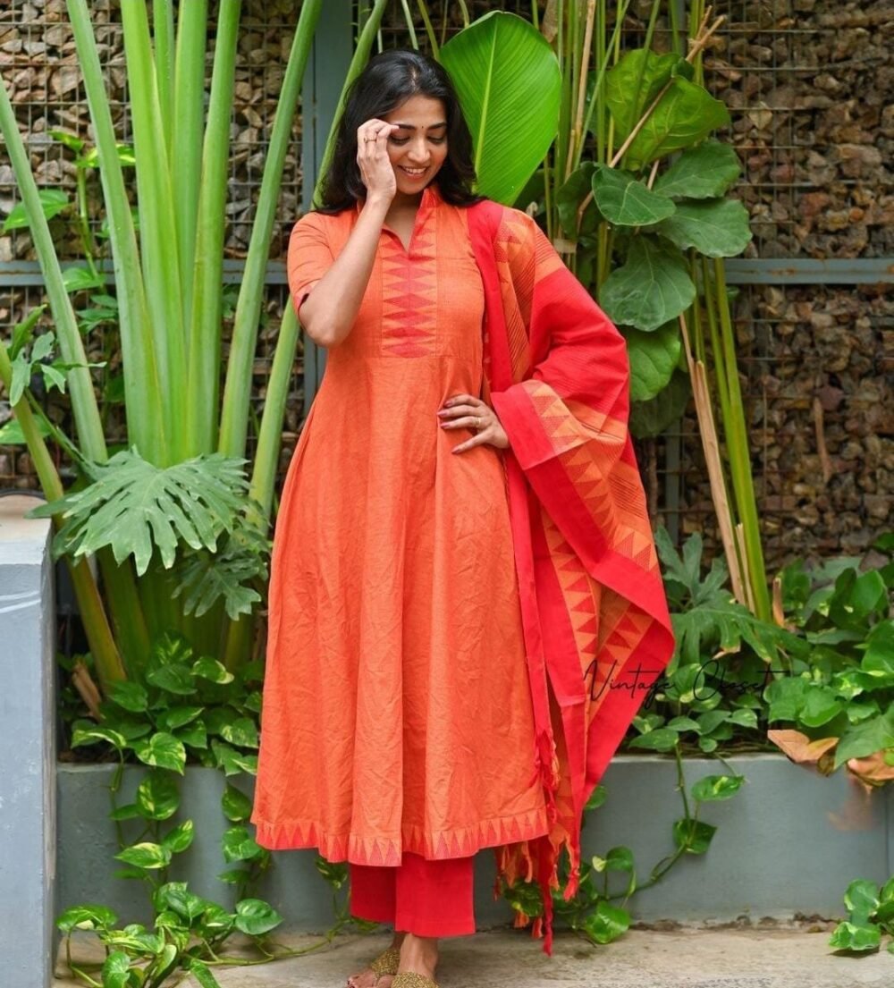 *New launch😍😍*
South Cotton Mangalgiri Anarkali Set - Image 9