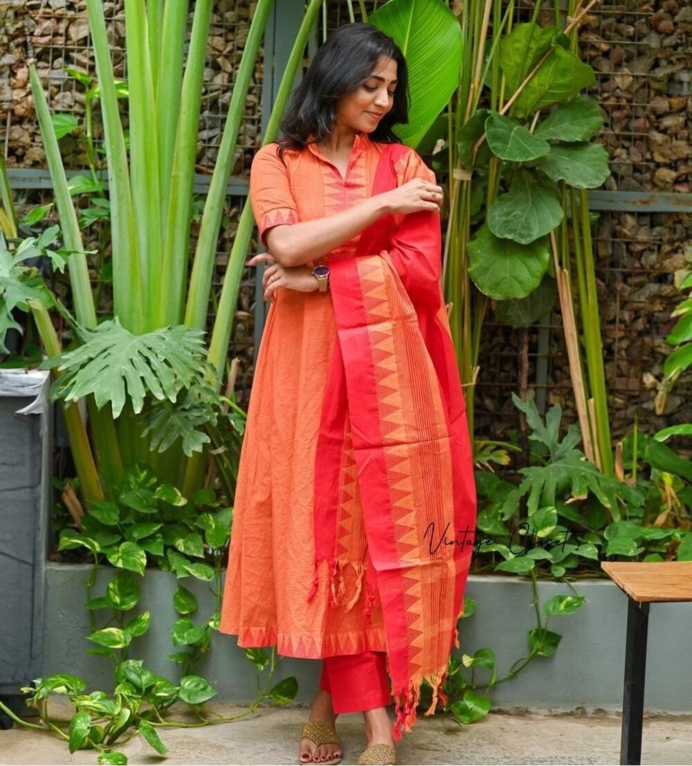 *New launch😍😍*
South Cotton Mangalgiri Anarkali Set - Image 10