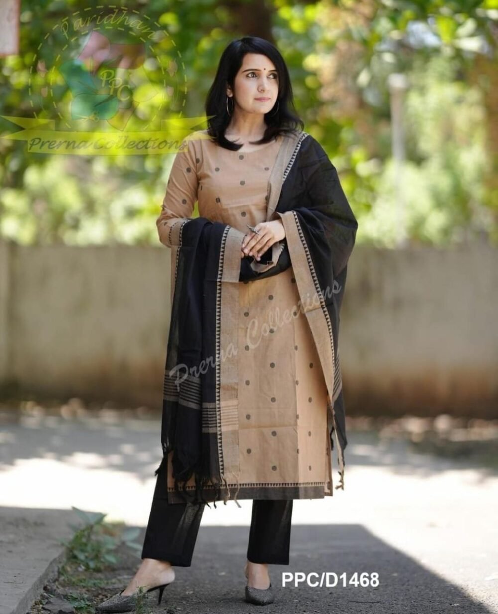 *New launch🥰🥰*

*Every thread tells a story of craftsmanship. Own a piece of traditional with owr South cotton handloom suit set✨🖤✨*
