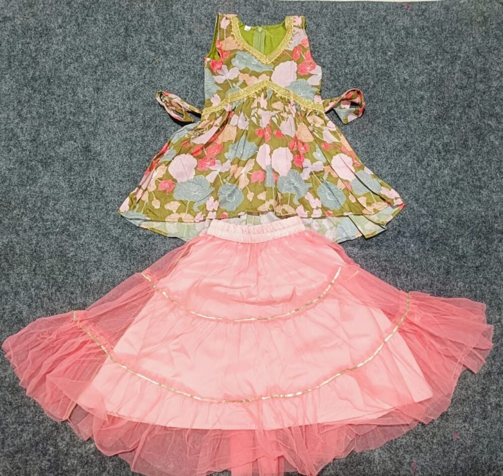 ❤️MALAYSIA BABY KURTA AND SKIRT SET - Image 9