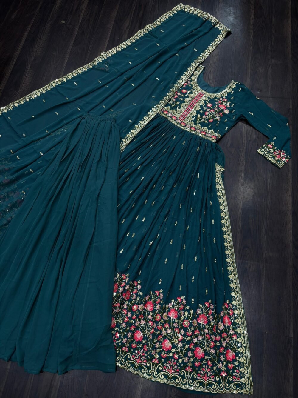👗 *PREMIUM DESIGNER READYMADE TOP-SHARARA-DUPATTA COLLECTIONS 2025*💃🏼 - Image 7