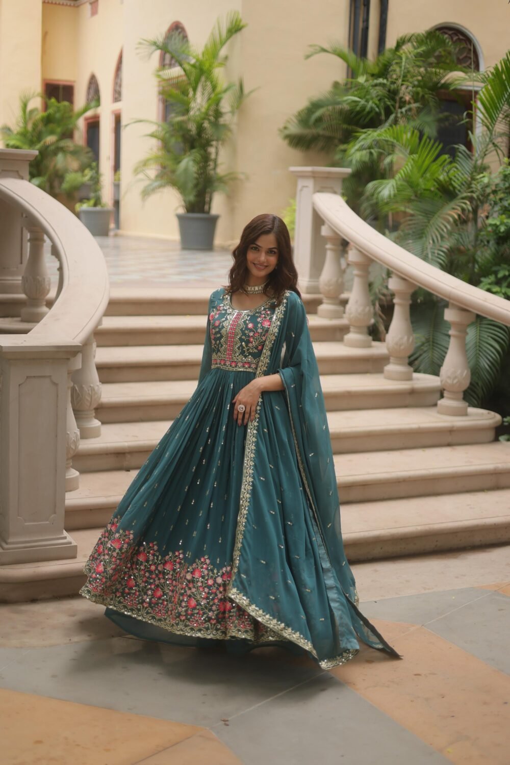 👗 *PREMIUM DESIGNER READYMADE TOP-SHARARA-DUPATTA COLLECTIONS 2025*💃🏼 - Image 8