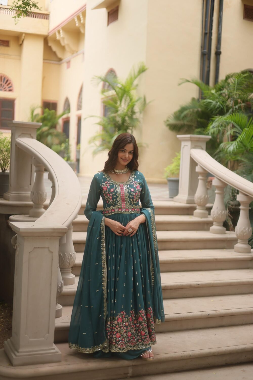 👗 *PREMIUM DESIGNER READYMADE TOP-SHARARA-DUPATTA COLLECTIONS 2025*💃🏼 - Image 4