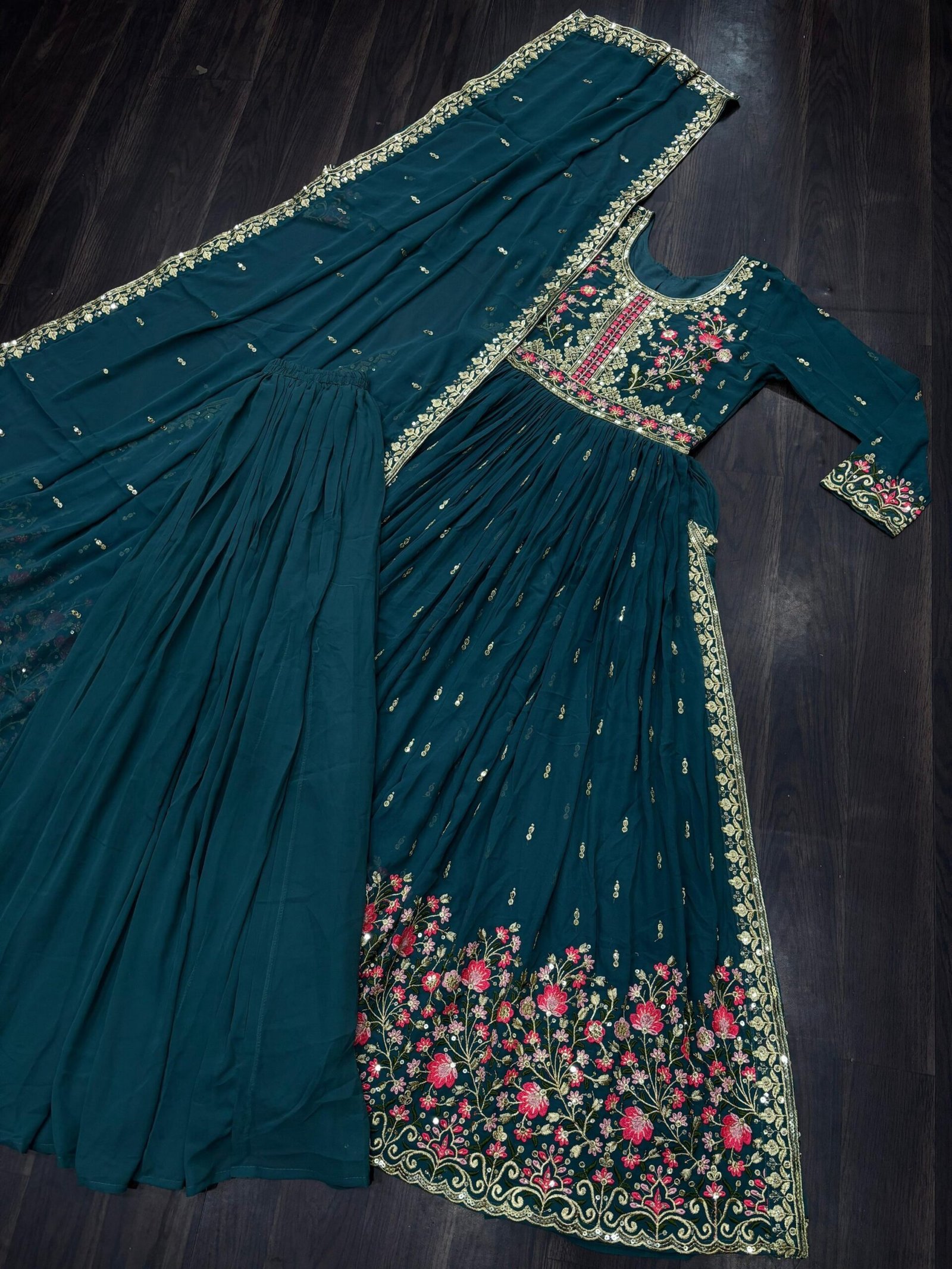 👗 *PREMIUM DESIGNER READYMADE TOP-SHARARA-DUPATTA COLLECTIONS 2025*💃🏼 - Image 12