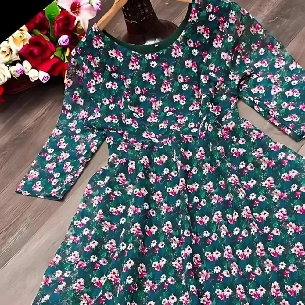 ELEGANT GEORGETTE ANARKALI GOWN

Shop now at Modernfashions.in and get a stunning Women's Georgette Long Sleeve Round Neck All Over Print Maxi Length Anarkali Stitched Gown! - Image 30