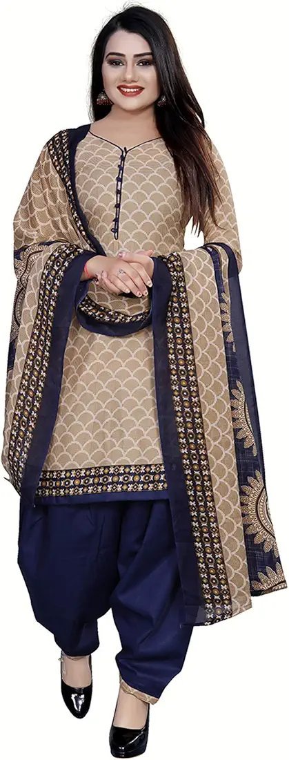 BEAUTIFUL COTTON UNSTITCHED SALWAR SUIT
Get ready to elevate your traditional wear with this stunning Women's Cotton Unstitched Salwar Suit, available now for ₹1200!