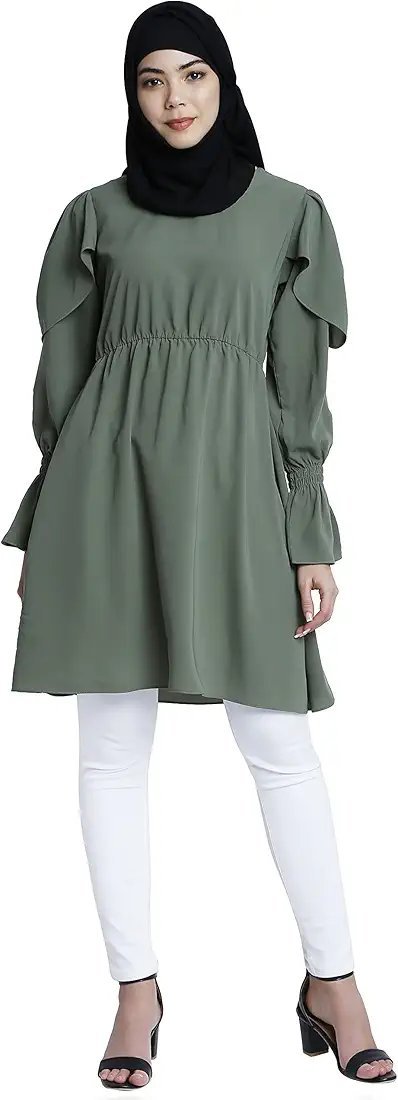 Women's Modest Kurti: Comfortable Elegance*
Elevate your wardrobe with this stunning Women's Modest Kurti, available now at Modernfashions.in! - Image 13