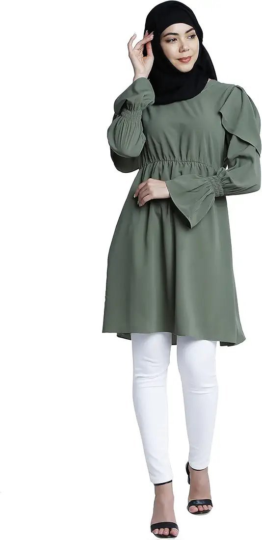 Women's Modest Kurti: Comfortable Elegance*
Elevate your wardrobe with this stunning Women's Modest Kurti, available now at Modernfashions.in! - Image 4