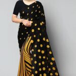 This georgette saree with a blouse piece seems like a great option for casual wear.