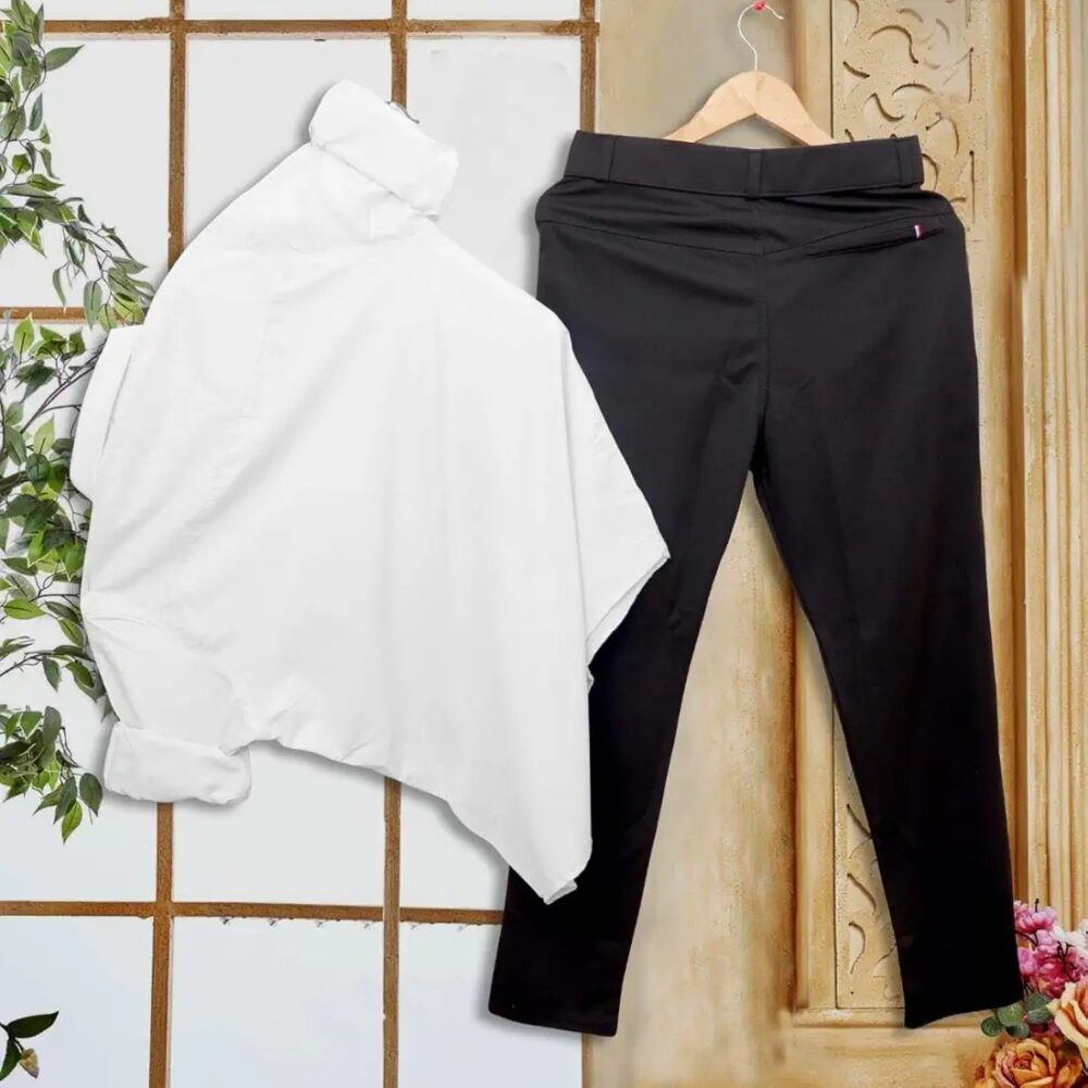 This men's cotton solid full sleeves regular fit shirt and pant set seems like a great option for various occasions. - Image 33