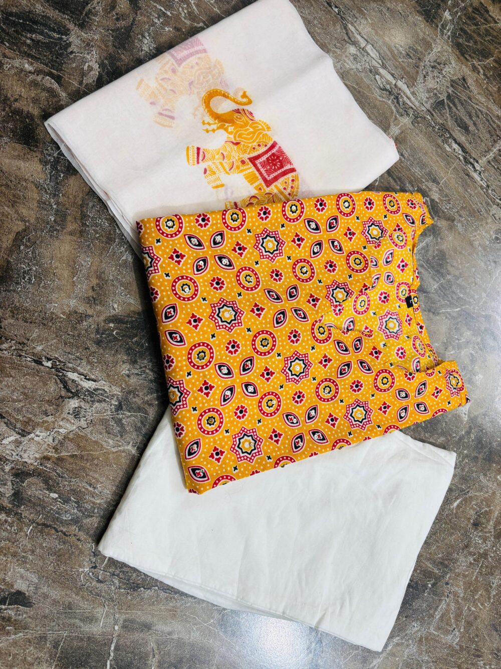 This appears to be a promotional message for a new festive wear kurti set. - Image 6