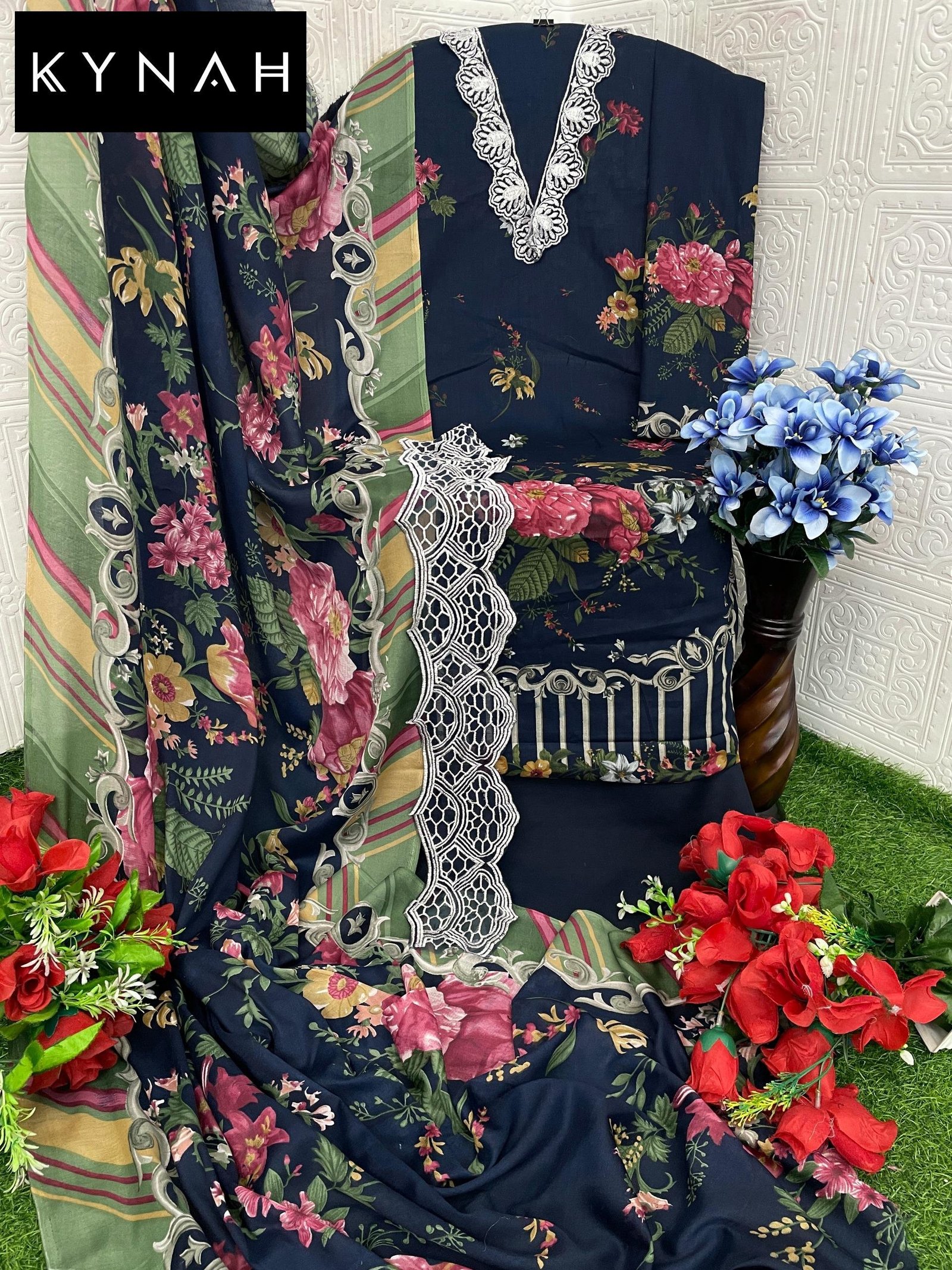 This appears to be a product description for a lawn collection from Modernfashions.in. - Image 4