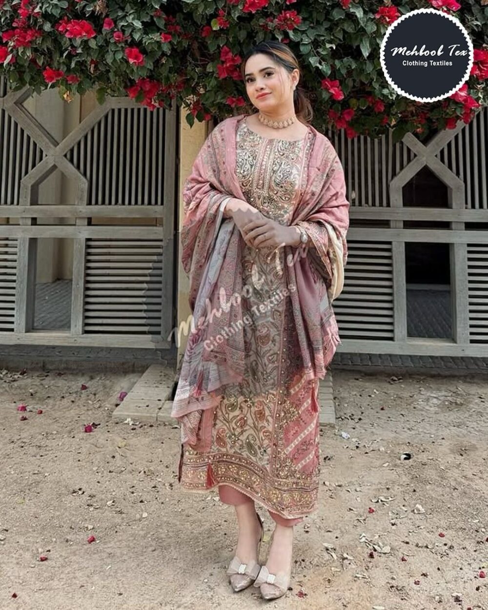 New Arrivals Pure Pakistani Suit Unstitched Material - Image 4