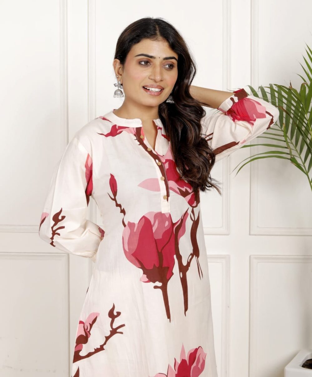 This cotton printed co-ord set seems like a great option for casual wear. - Image 14