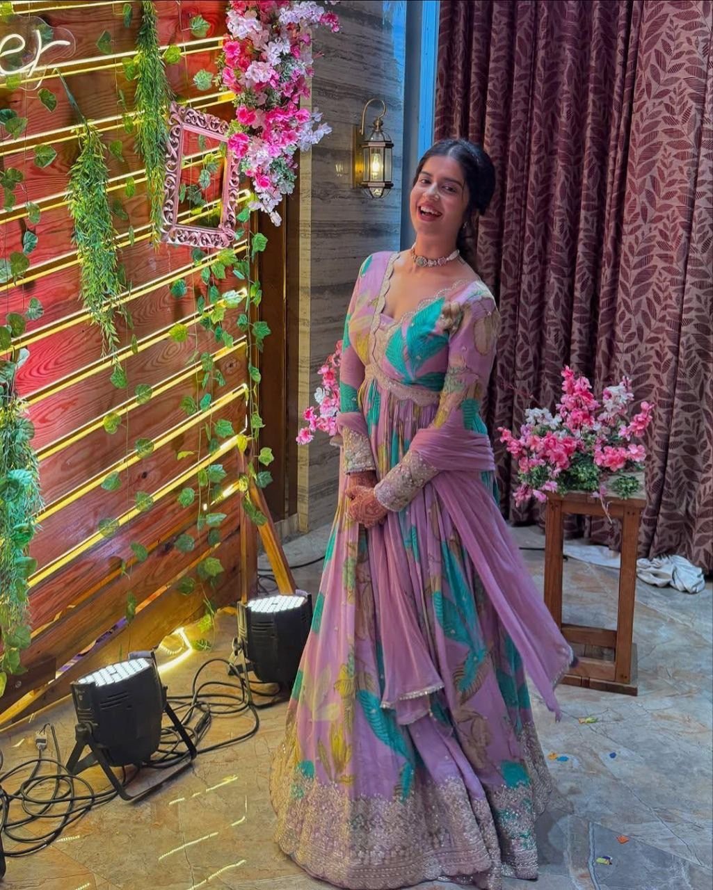 This ZB-Series New Designer Party Gown & Dupatta Set seems like a stunning option for special occasions. - Image 2