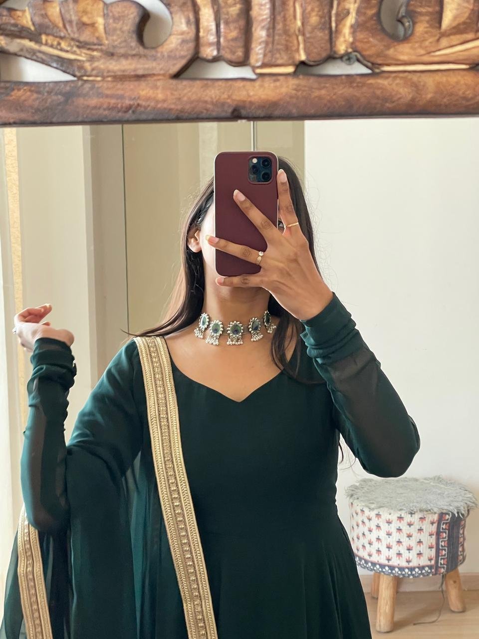 **NEW LAUNCH ALERT โ Modernfashions.in** ๐
๐ *Super Hit Beautiful Gown with Dupatta* ๐ - Image 5