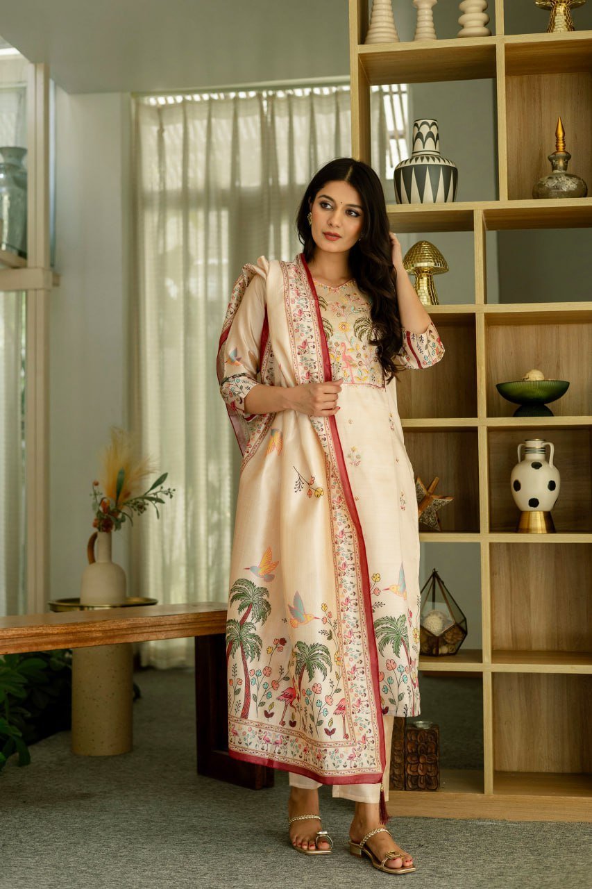 👗 One More Most Beautiful and Attractive Catalog Add 📈
💞 KURTI WITH PANT & DUPATTA💞 - Image 5