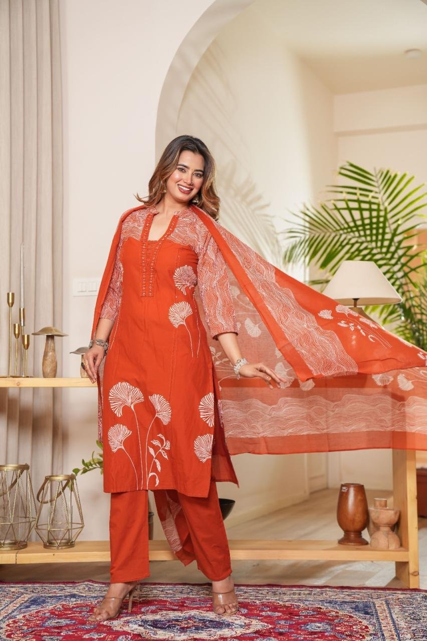 *🌹🌹 NEW ARRIVALS • NEW LAUNCH 🌹🌹**
Step into effortless elegance this summer with our latest **Kurti, Pant & Dupatta Set** – a vibrant, comfortable outfit made to turn heads! 🌸 - Image 12