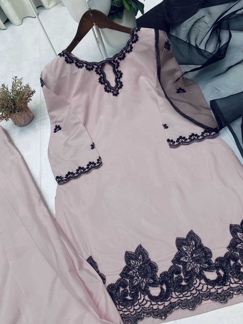 🌟 New Arrival Alert! 🌟
💫 Designer & Trending Farsi Salwar Suit – 3-Piece Set 💫 - Image 7