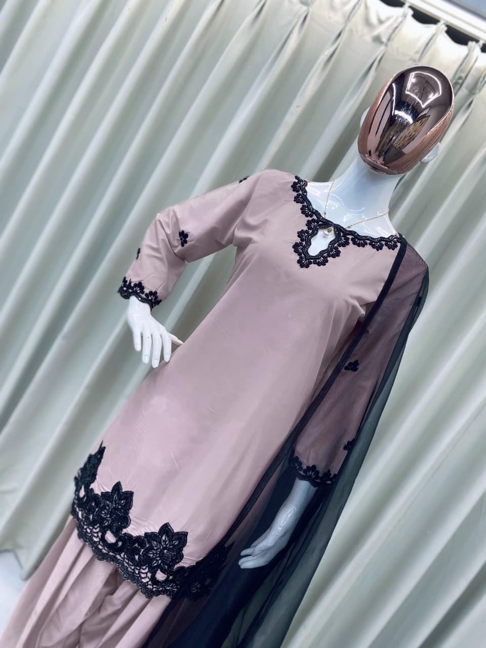 🌟 New Arrival Alert! 🌟
💫 Designer & Trending Farsi Salwar Suit – 3-Piece Set 💫 - Image 8