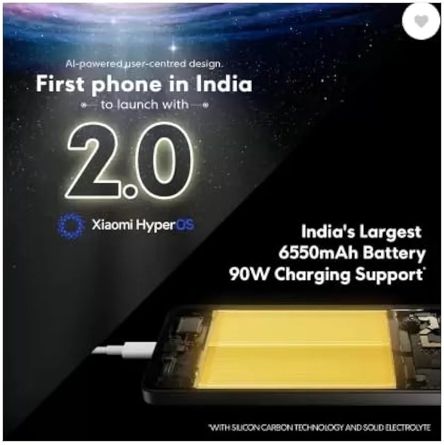 POCO X7 Pro 5G - Yellow (8GB RAM, 256GB Storage) - Image 2