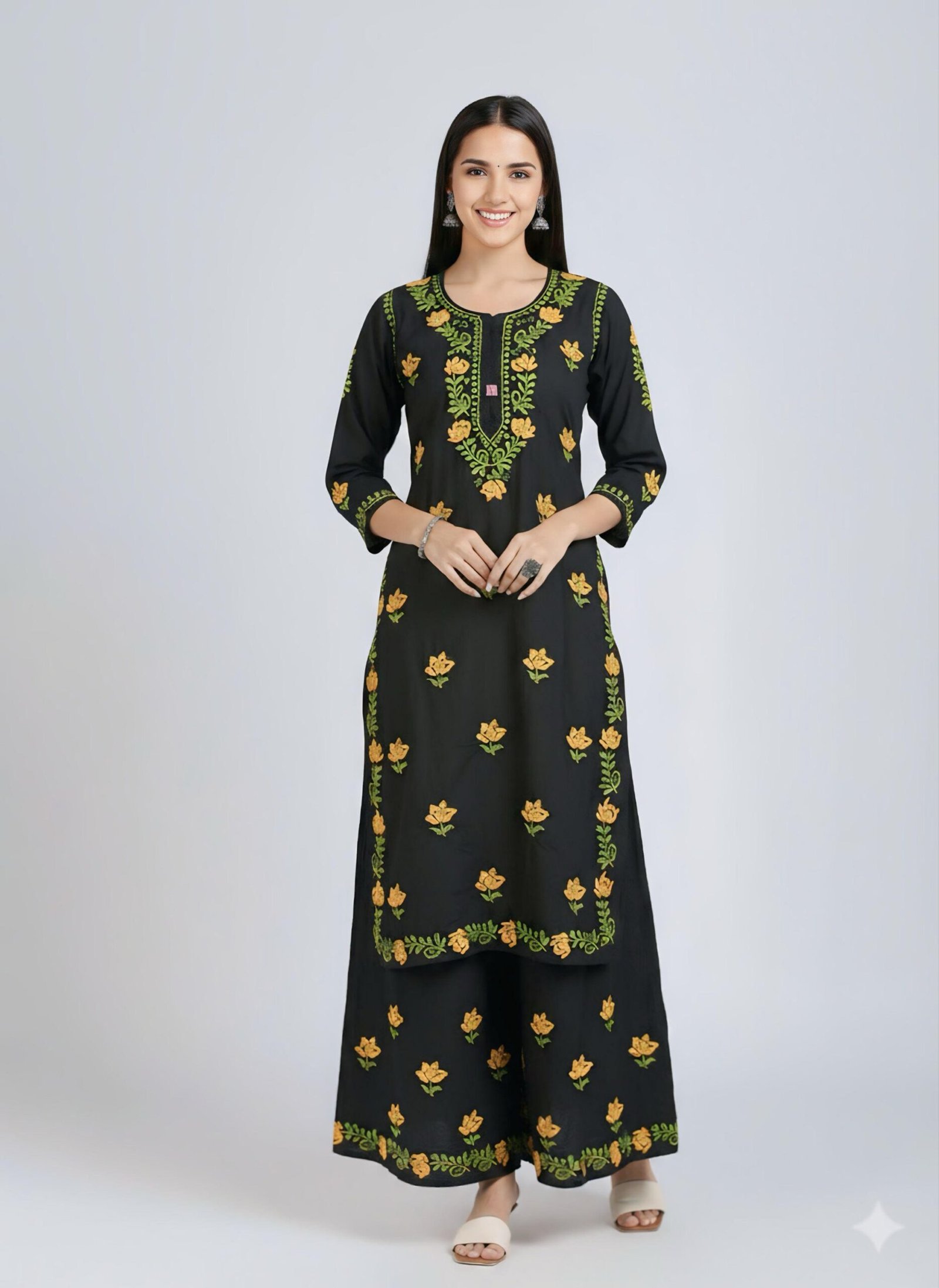 ModernFashions.in Presents โจ
๐ Beautiful Rayon Palazzo Set ๐